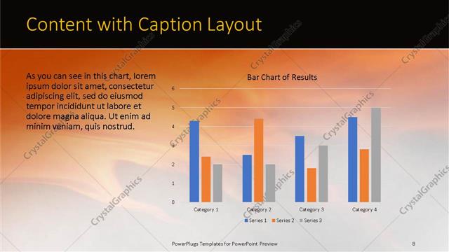 Content with Caption presentation slide layout