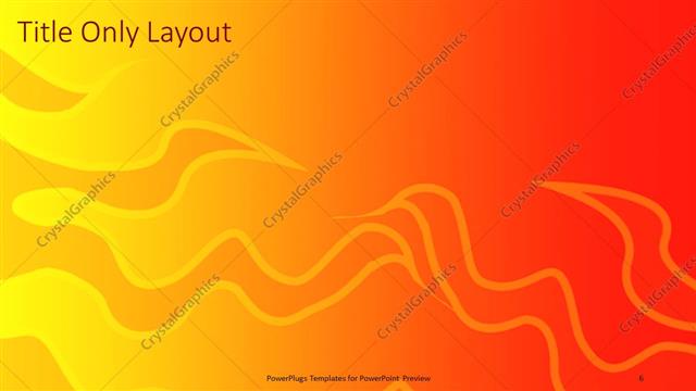 Title Only presentation slide layout