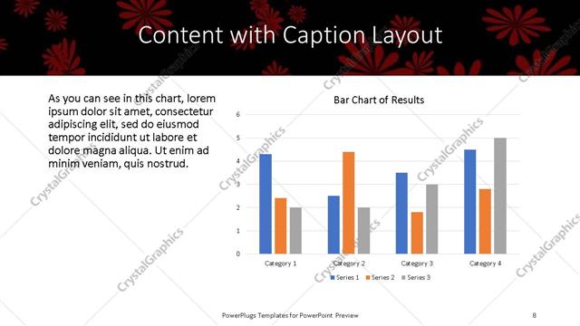 Content with Caption presentation slide layout