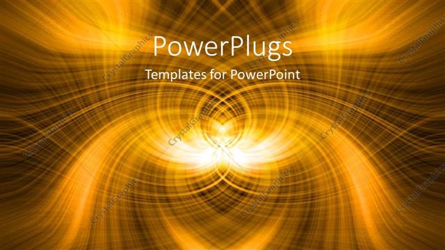  Presentation with black yellow - Abstract design of glowing lines of yellow and black