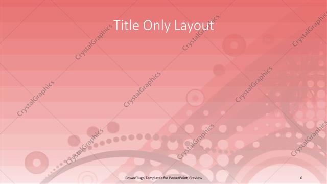 Title Only presentation slide layout