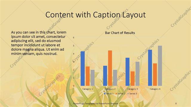 Content with Caption presentation slide layout