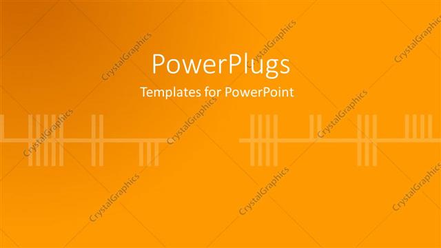  Presentation with orange abstract - Abstract design with various lines and word education on orange background