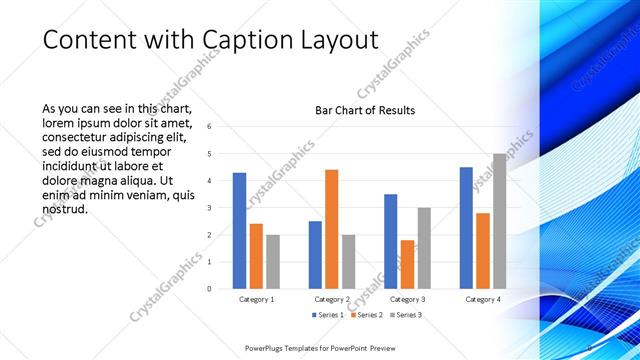Content with Caption presentation slide layout