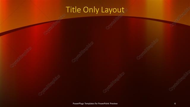 Title Only presentation slide layout