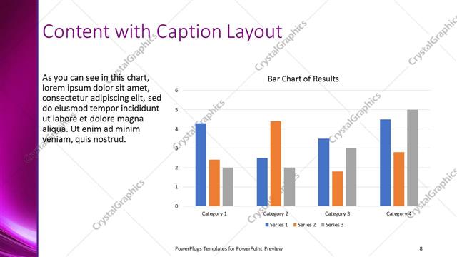 Content with Caption presentation slide layout
