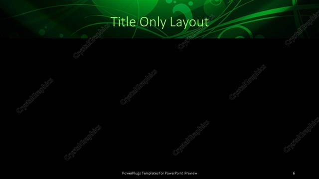 Title Only presentation slide layout