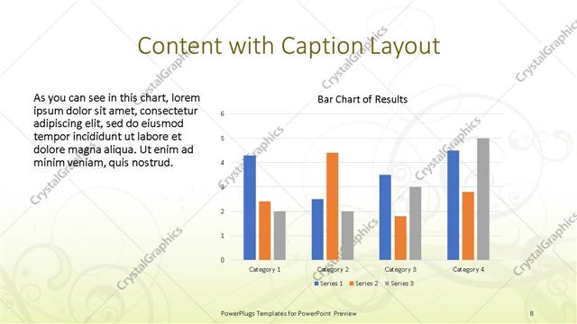 Content with Caption presentation slide layout