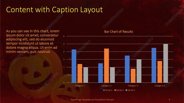 Content with Caption presentation slide layout