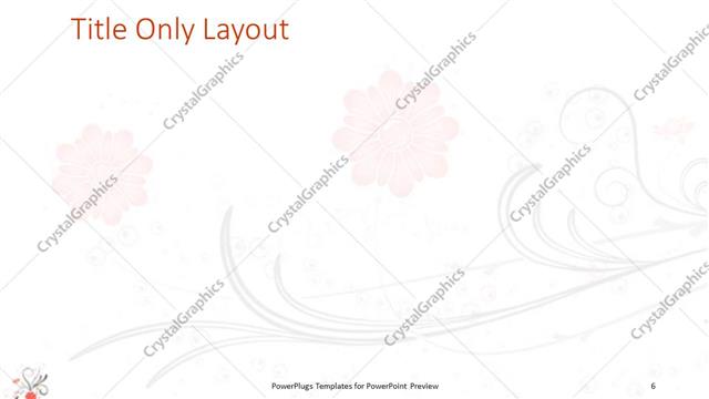 Title Only presentation slide layout