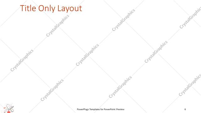 Title Only presentation slide layout