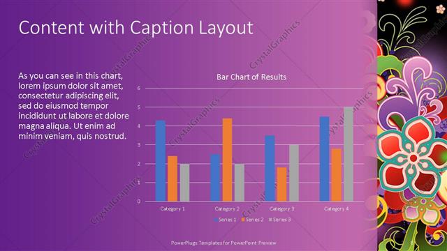 Content with Caption presentation slide layout