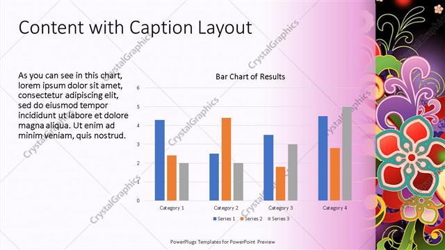 Content with Caption presentation slide layout