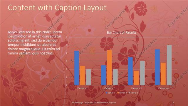 Content with Caption presentation slide layout