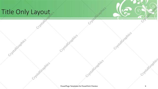 Title Only presentation slide layout