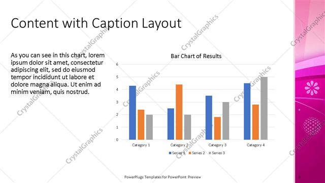 Content with Caption presentation slide layout