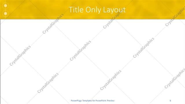 Title Only presentation slide layout