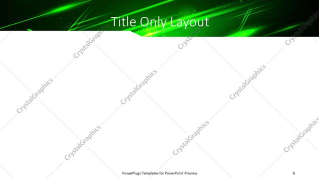 Title Only presentation slide layout
