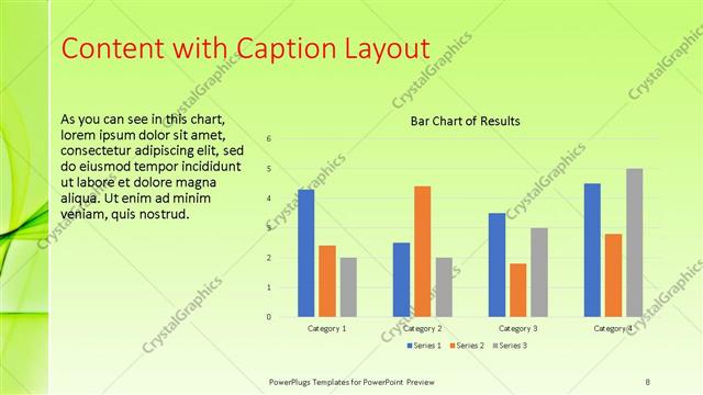 Content with Caption presentation slide layout