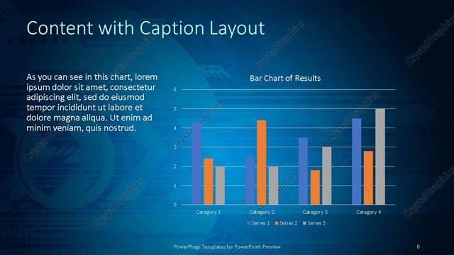 Content with Caption presentation slide layout
