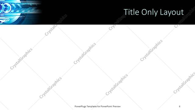 Title Only presentation slide layout