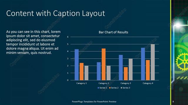 Content with Caption presentation slide layout