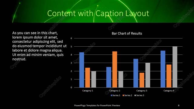 Content with Caption presentation slide layout