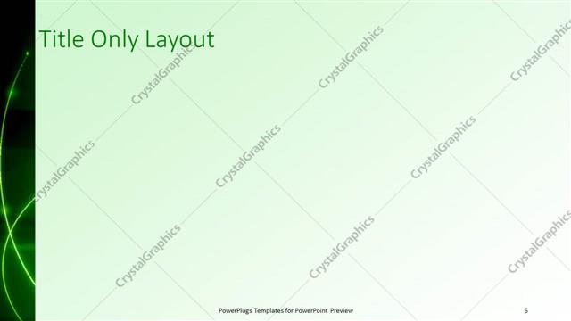 Title Only presentation slide layout