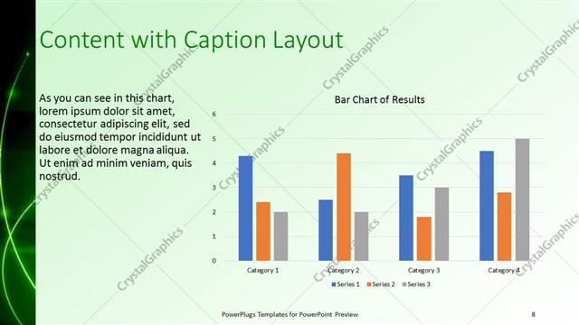 Content with Caption presentation slide layout