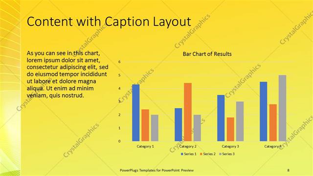 Content with Caption presentation slide layout