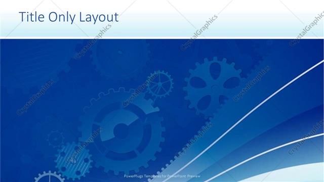 Title Only presentation slide layout