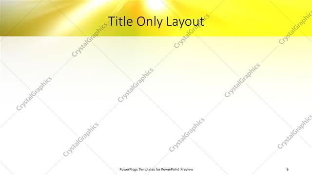 Title Only presentation slide layout