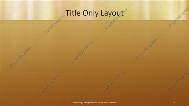 Title Only presentation slide layout
