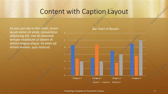 Content with Caption presentation slide layout