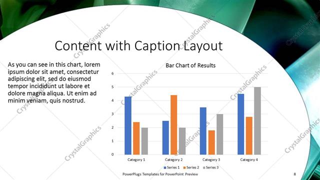 Content with Caption presentation slide layout