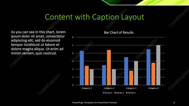 Content with Caption presentation slide layout