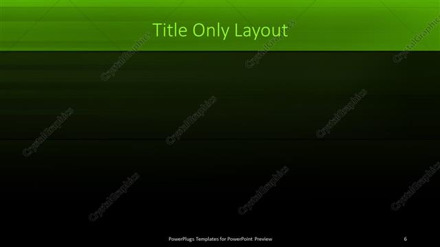 Title Only presentation slide layout