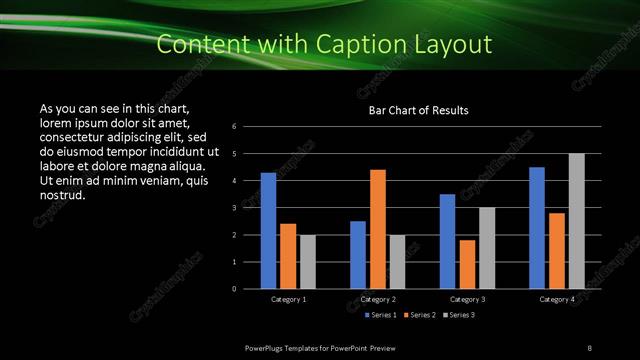 Content with Caption presentation slide layout