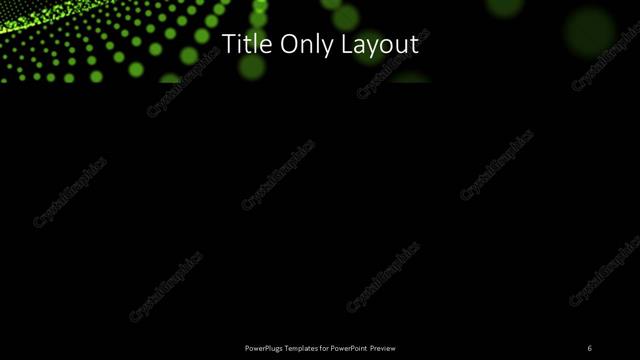 Title Only presentation slide layout