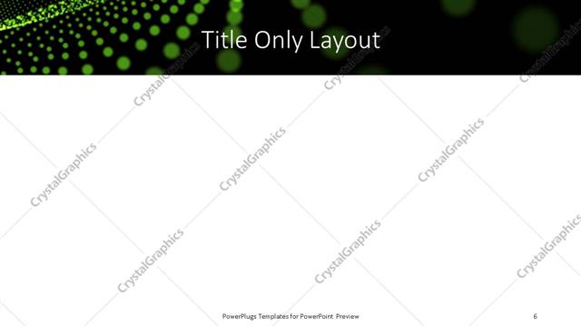Title Only presentation slide layout