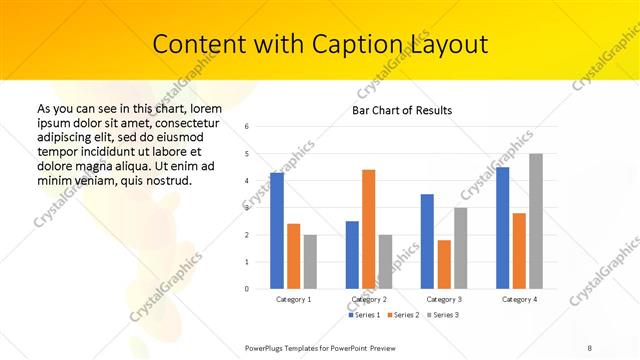 Content with Caption presentation slide layout