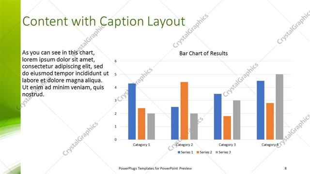 Content with Caption presentation slide layout