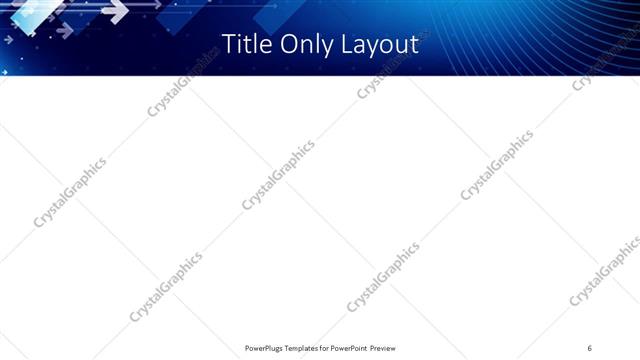 Title Only presentation slide layout
