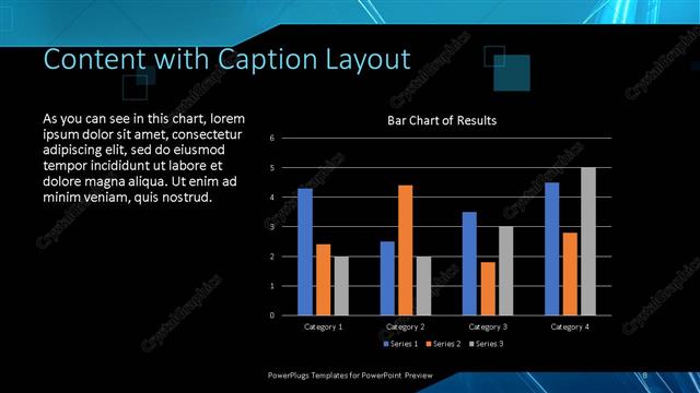 Content with Caption presentation slide layout