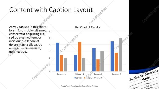 Content with Caption presentation slide layout