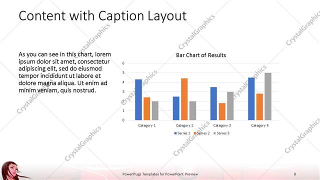 Content with Caption presentation slide layout