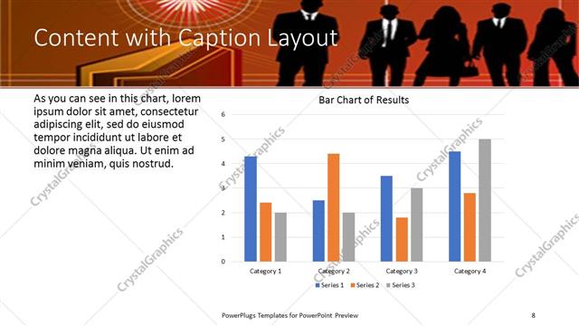Content with Caption presentation slide layout