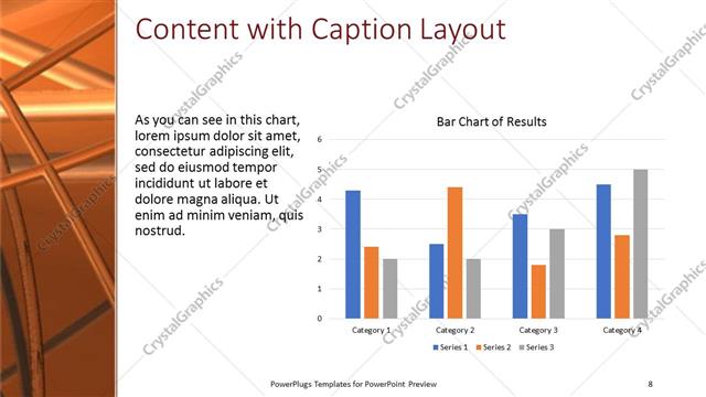 Content with Caption presentation slide layout