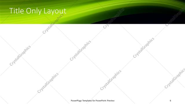 Title Only presentation slide layout