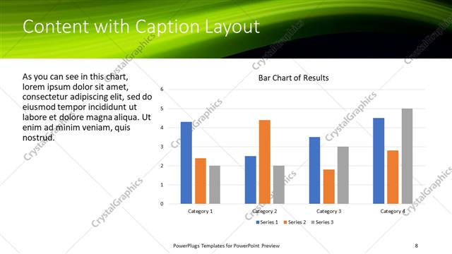 Content with Caption presentation slide layout